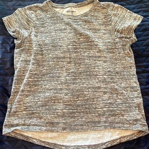 Gray Cotton Tee by Old Navy girls sz L (10-12)